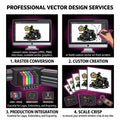 Professional vector artwork cleanup sample