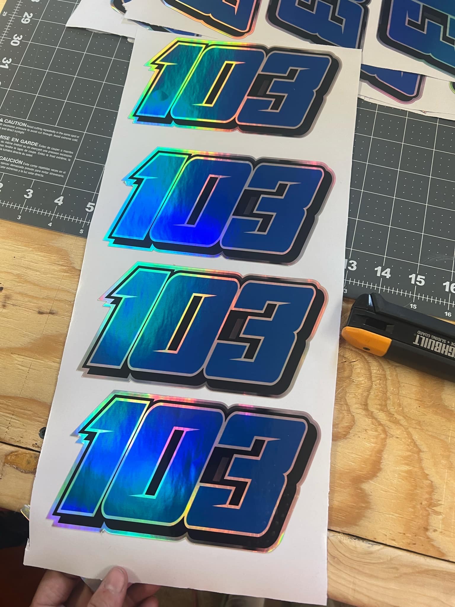 Holographic Eco-Solvent + Laminate